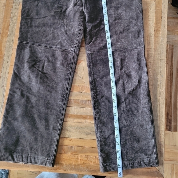 Plongé Straight Leg Suede Pants, size 7/8 - Picture 5 of 7